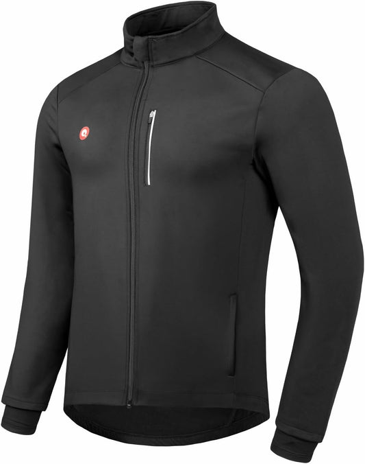 Cycling Bike Jackets for Men Winter Thermal Running Jacket Windproof Breathable Reflective Softshell Windbreaker